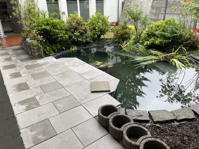 Gartenpflege und Teich Erneuerung nacher